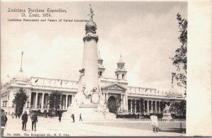 USA Louisiana Purchase Exposition St Louis Missouri Monument Postcard 09.39