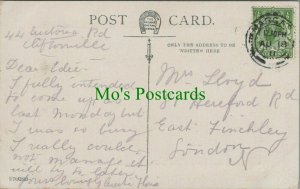 Genealogy Postcard - Lloyd - 81 Hereford Road, East Finchley, London RF8672