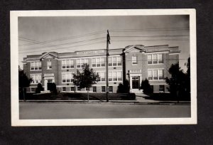 RI Dutemple School Cranston Rhode Island Real Photo RPPC Postcard Light Creases