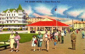 New Jersey Ocean Grove The Queen Hotel 1964