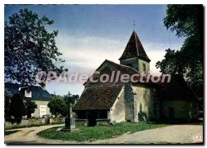 Postcard Modern Berry Church Nohant From The Heart Of The Valley Black Nohant