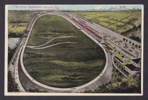 Postcard, United States, Atlanta GA, The Auto Speedway