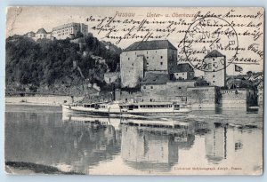 Passau Germany Postcard Passau Lower House of Lords 1904 Antique Posted