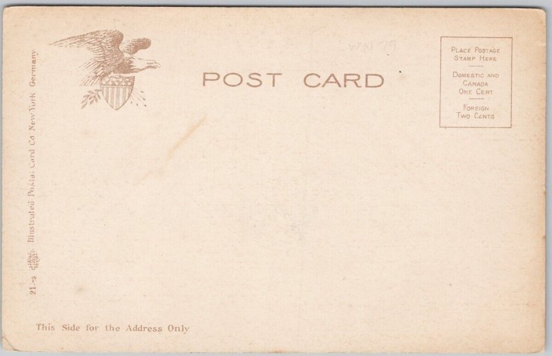 Post Office Paterson NJ New Jersey c1908 Illustrated Postal Postcard H63