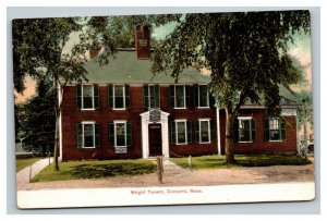 Vintage 1900's Postcard Wright Tavern Lexington Rd Concord Massachusetts