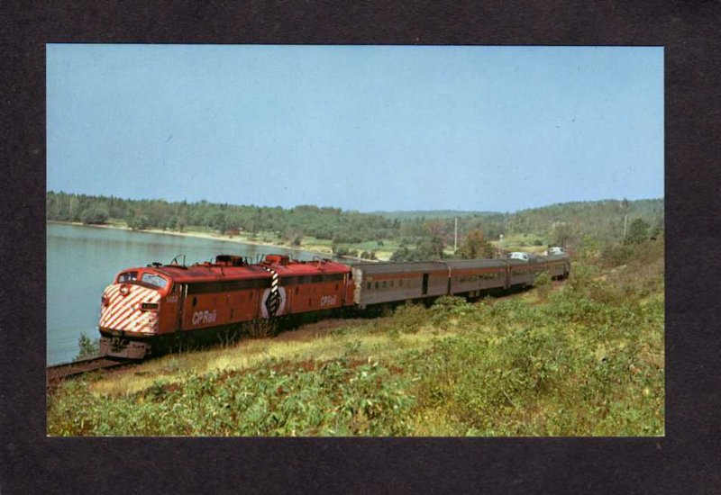 ON Canadian Pacific Railroad Train 1403 to North Bay Ontario Canada Postcard