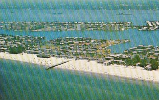 Florida Clearwater Beach Aerial View Overlooking Palm Pavilion Beach and Pier