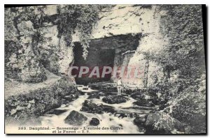 Old Postcard Dauphine Sassenage the entry of tanks and the Furon