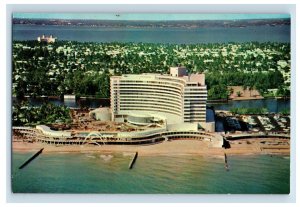 Vintage Frontainebleau Oceanfront Miami Beach Flordia Postcard P167E