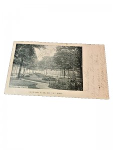 Postcard  Antique View of Germania Park, Holyoke, MA.    L9
