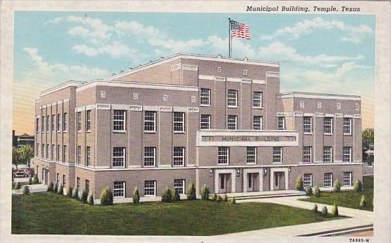 Texas Temple Municipal Building 1945