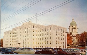 VINTAGE POSTCARD THE NEW STATE OFFICE BUILDING AT AUGUSTA MAINE 1950s