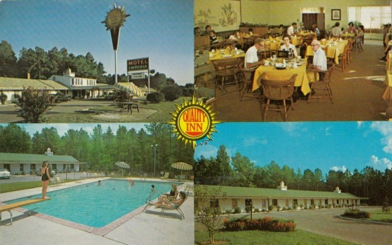 EMPORIA, Virginia, 1950-60s; Quality Inn, Swimming Pool