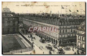 Old Postcard Paris Shopping Spree Louvre General view