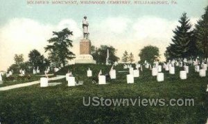 Soldier's Monument - Williamsport, Pennsylvania PA  