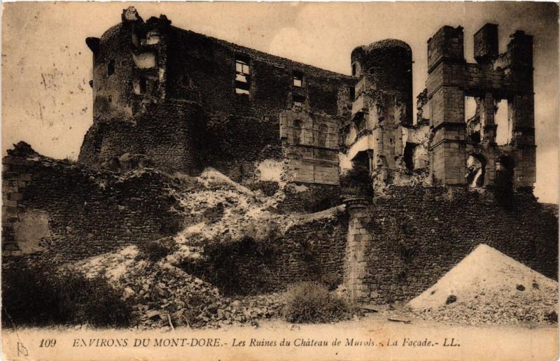 CPA les Ruines du Chateau de MUROLS - la facade (409562)