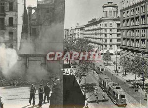 Postcard Modern Warszawa ul Fregment Marszaikowskiej Army Tramway