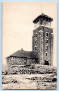 c1940 The Tower Of Summit Building Of Quabbin Massachusetts MA Unposted Postcard