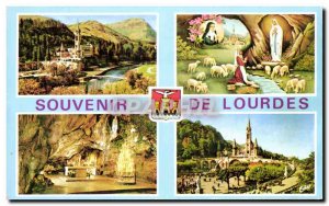 Modern Postcard Souvenir De Lourdes