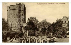 UK - England, Chester. Water Tower & Roman Bath