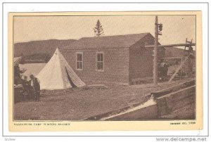 Valcartier camp , 1910s ; Saint-Gabriel-de-Valcartier , Quebec , Canada : Pum...