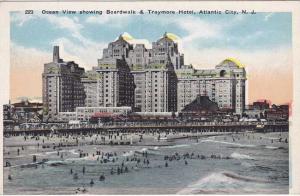 Boardwalk at Traymore Hotel - Atlantic City NJ, New Jersey - WB