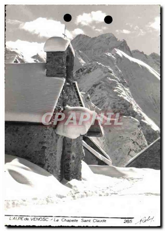 Postcard Modern Alpe Venosc La Chapelle Saint Claude