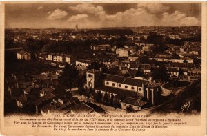 CPA Carcassonne Vue Generale prise de la Cite FRANCE (1012842)