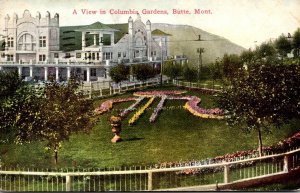 Montana Butte View In Columbia Gardens 1911