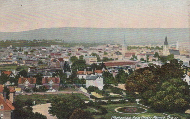 Gloucestershire Postcard - Cheltenham From Christ Church Tower  RS23810