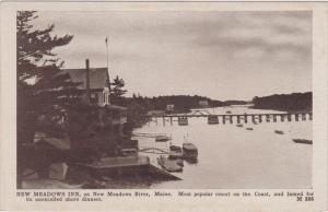 Maine  New  Meadows Inn  on  river