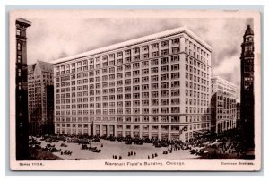 RPPC Marshall Field Company Building Chicago Illinois IL UNP Postcard Y10