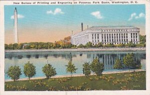 Washington DC New Bureau Of Printing And Engraving On Potomac Park Basin