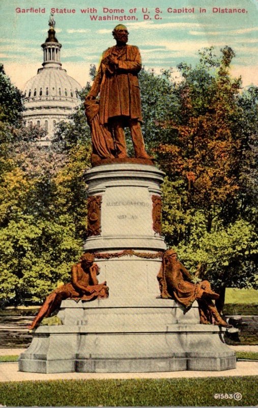 Washington D C Garfield Statue