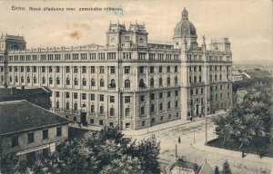 Czech Republic Brno Nové Úřadovny Zemského Výboru Vintage Postcard  06.88