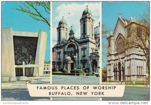 New York Buffalo Four Places Of Worship 1973