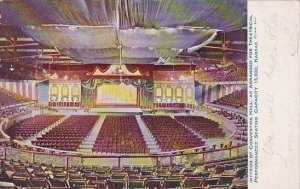 Missouri Kansas City Interior Of Conventon Hall As Arranged For Theatrical Pe...