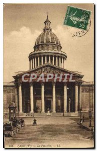 Postcard Old Paris Ve Pantheon