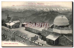 Old Postcard The High Pyrenees Pic Du Midi De Bigorre General View of the Obs...