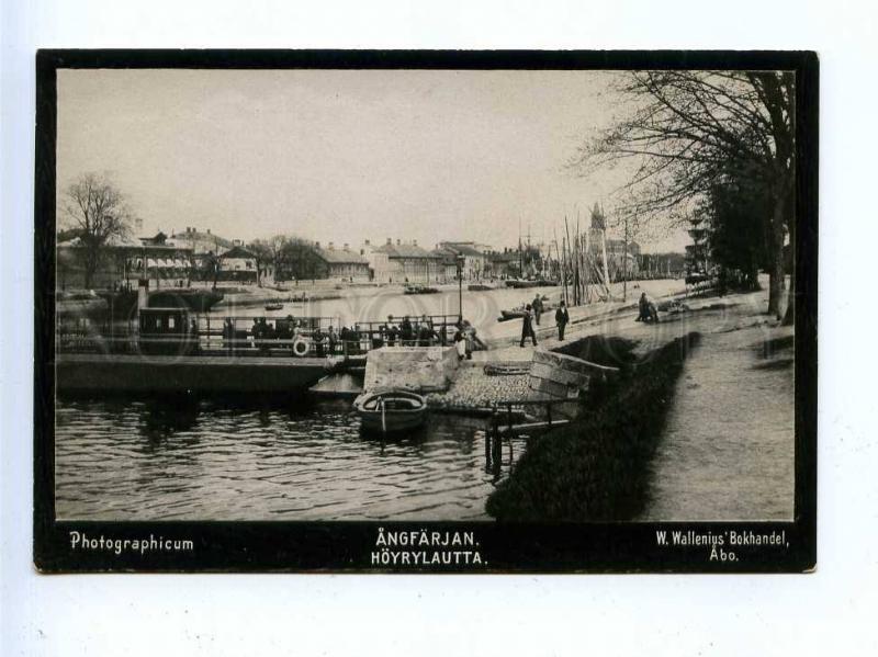 192782 FINLAND ABO steam ferry Vintage photo postcard