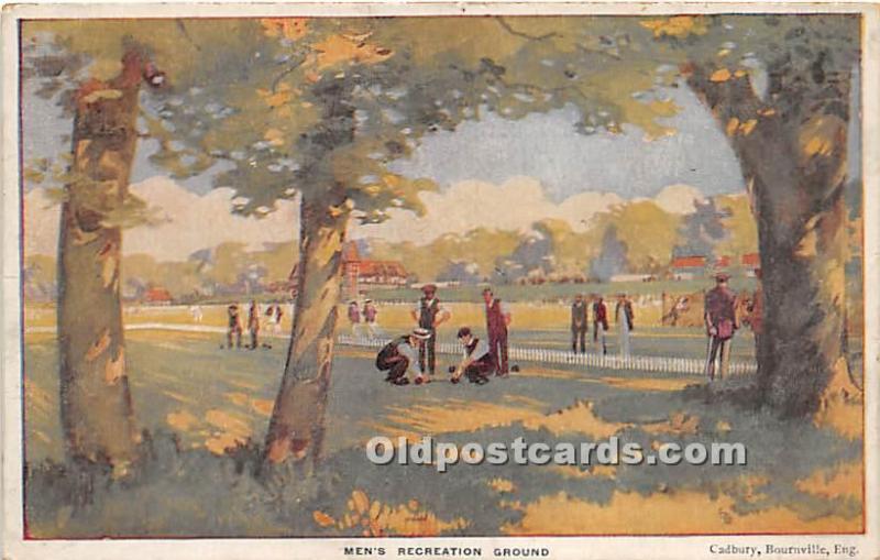 Men's Recreation Grounds Lawn Bowling Unused 