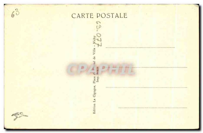 Old Postcard Vue Generale From LAc Chambon Taking Of The Drill Plarge AnD Mon...
