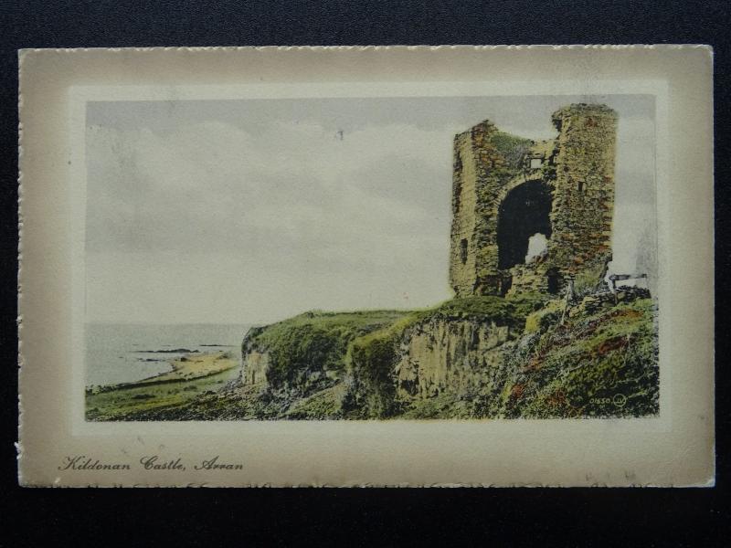 Scotland Isle of Arran KILDONAN CASTLE c1911 Postcard by Valentine