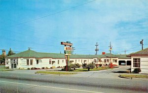 PORT ANGELES WA~DORANIAN MOTEL-1203 E FIRST STREET-HAROLD ROSE OWNER POSTCARD