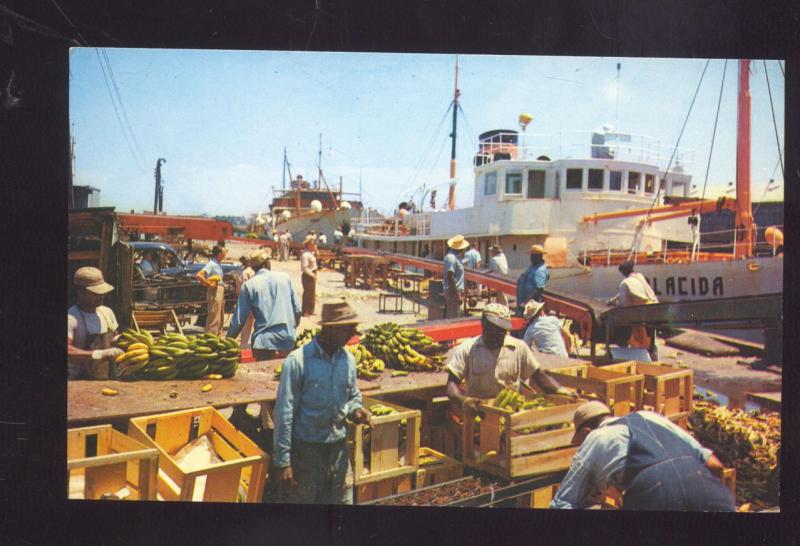 TAMPA FLORIDA FAMOUS BANANA MARKET FISHING BOAT VINTAGE 