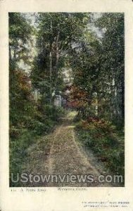 A Wood Road - Winsted, Connecticut CT  