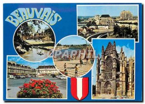 Modern Postcard Beauvais (Oise) City of Art Leanne Hachette City Hall Courtho...
