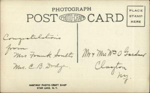 Great Bend Jefferson County NY Santway Real Photo Postcard c1910