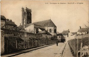 CPA Env. e MANTES - MAULE - L'Église (246629)