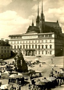 Czech Republic - Brno. 25th February Square, Petrov Hill, Cathedral  *RPPC